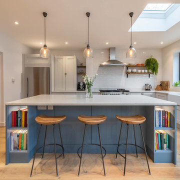 Interior re-configuration and kitchen design.