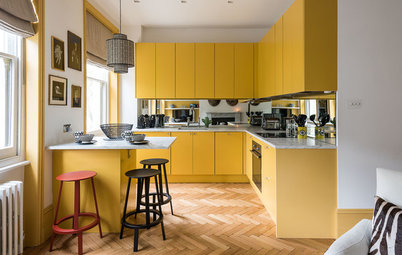 24 Brilliantly Bold Yellow Kitchens