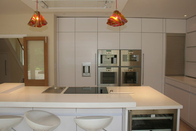 Moderne Küche in Surrey