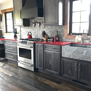 Inverness Drive - Mountain Transitional Kitchen