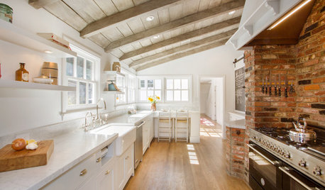 Kitchen of the Week: Brick, Wood and Clean White Lines
