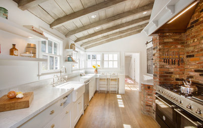 Kitchen of the Week: Brick, Wood and Clean White Lines