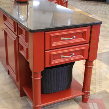 Island End Cap with Drawers