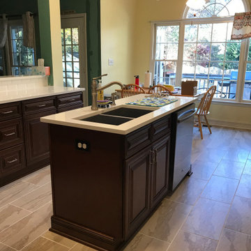 Island - Peachtree Corners Kitchen Remodel