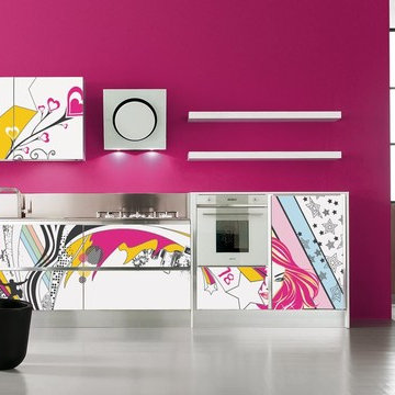 Italian kitchen cabinets by EffeQuattro Cucine Model - Fantasy
