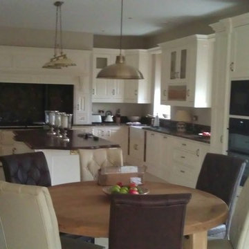 Ivory painted kitchen