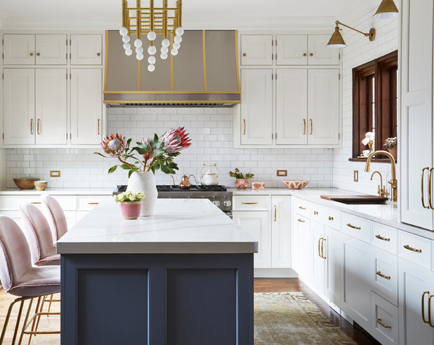 Transitional Kitchen by Greenfield Cabinetry