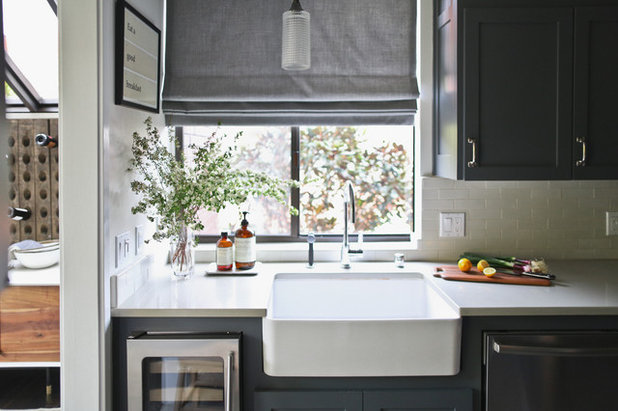 Transitional Kitchen by Catherine Kwong Design