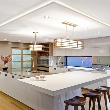 Japanese Contemporary Kitchen Design - Best of Easts Meets West