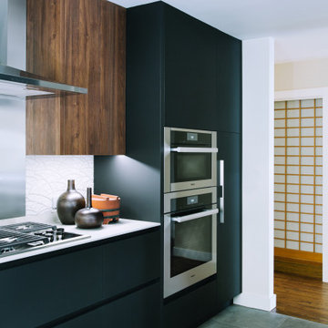 Japanese Influence Modern Kitchen