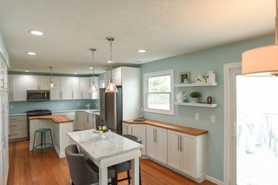 Kitchen - transitional kitchen idea in Chicago