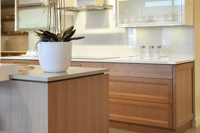 Example of a trendy kitchen design in Vancouver