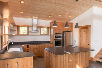 Exempel på ett modernt kök