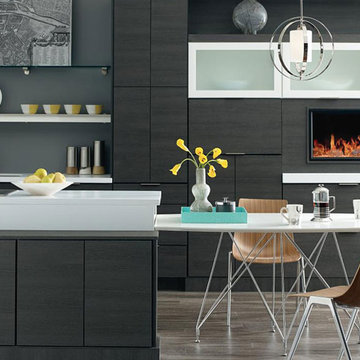 Kemper Cabinets: Contemporary Laminate Kitchen Cabinets