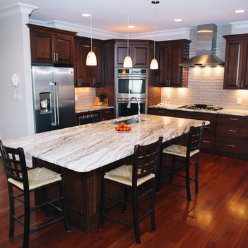 Kempsville Cabinets-Traditional Cherry Kitchen