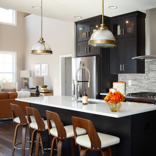 75+ Einzeilige Küchen mit Kalk-Rückwand Ideen & Bilder - Februar 2021