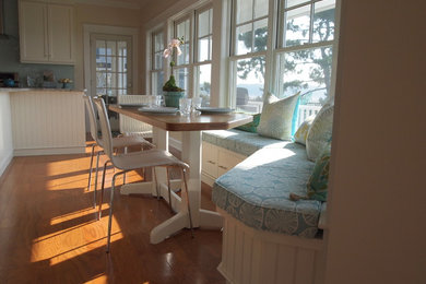 This is an example of a beach style kitchen in Portland Maine.