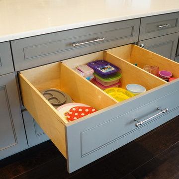 Kids Plates & Cups Storage by TaylorMadeCabinets.NET