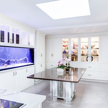 Kings Point, Transitional White Kitchen