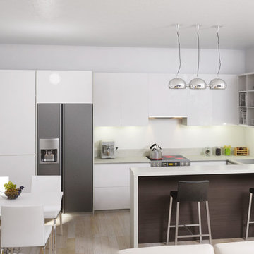 Kitchen 3D Rendering