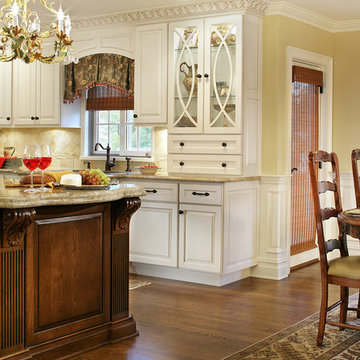 Kitchen Addition with Two Large Islands and Built-ins