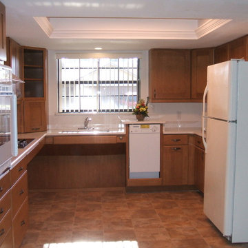 Kitchen AFTER open plan overall view