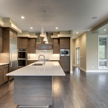 Kitchen and Dinette – O'Donnell Woods – 2014 Contemporary Suburban Home