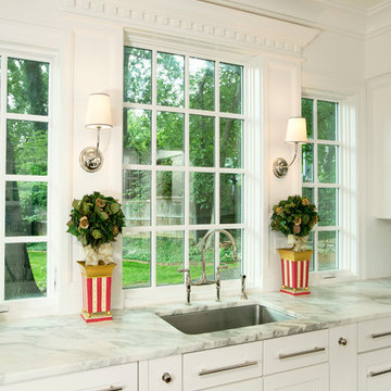 Kitchen and Enclosed Porch created in new Addition