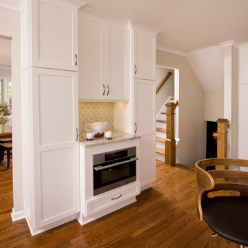 Kitchen and First Floor Renovations to a 1960's Split Level Ranch.