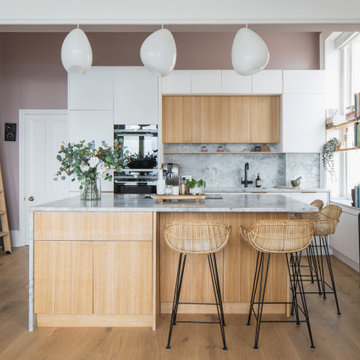 Kitchen and Kitchen Island