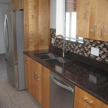 Kitchen and master suite