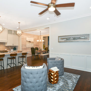 Kitchen and Sitting Room | Roswell Court Townhome