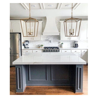 Kitchen Back Splash - Farmhouse - Kitchen - Raleigh - by Southern Carpet &  Interiors Of Fayetteville, Inc.