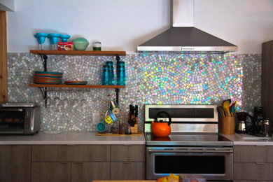 Kitchen - contemporary kitchen idea in New York