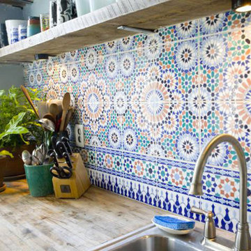 Kitchen Backsplash Handmade Moroccan Tile