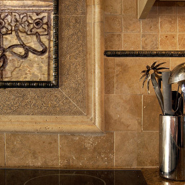 Kitchen Backsplash Tile- Craftsman Style Floral