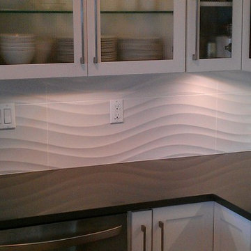 Kitchen Backsplash - Wave Panel Tile