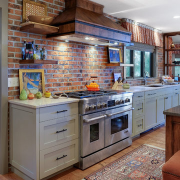 Kitchen Brick Back Splash/Accent Wall