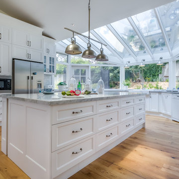 KITCHEN BUILT OVER INDOOR POOL