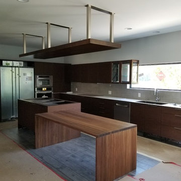 Kitchen Cabinets and Island