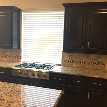 Kitchen Cabinets - Island + L-Shaped Counter