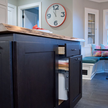 Kitchen: Classic Modern with a Live Edge Twist!