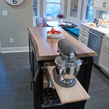 Kitchen: Classic Modern with a Live Edge Twist!