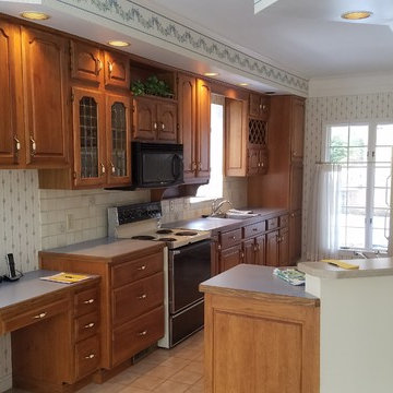Kitchen Condo Renovation Before and After, Western Pa.