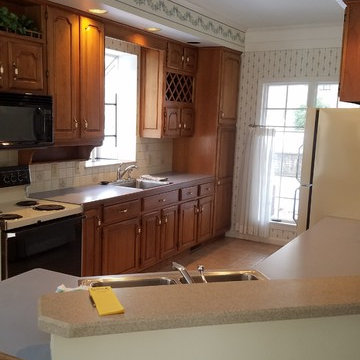 Kitchen Condo Renovation Before and After, Western Pa.