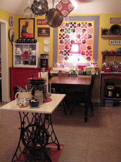 Eclectic Kitchen by Cozy Little House