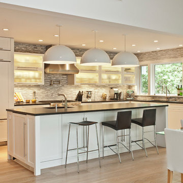 Kitchen: Custom Cabinetry & Island Table