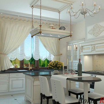 Kitchen design in Classical style