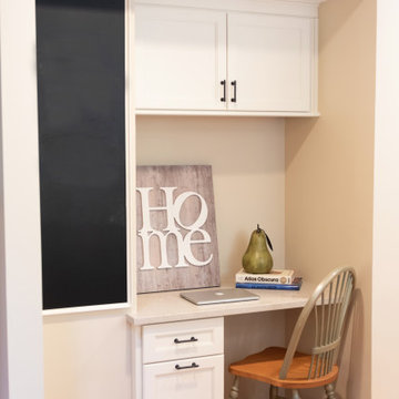 Kitchen desk area