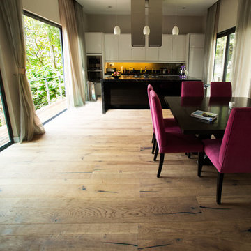 Kitchen Dining Room Patio Hardwood Flooring
